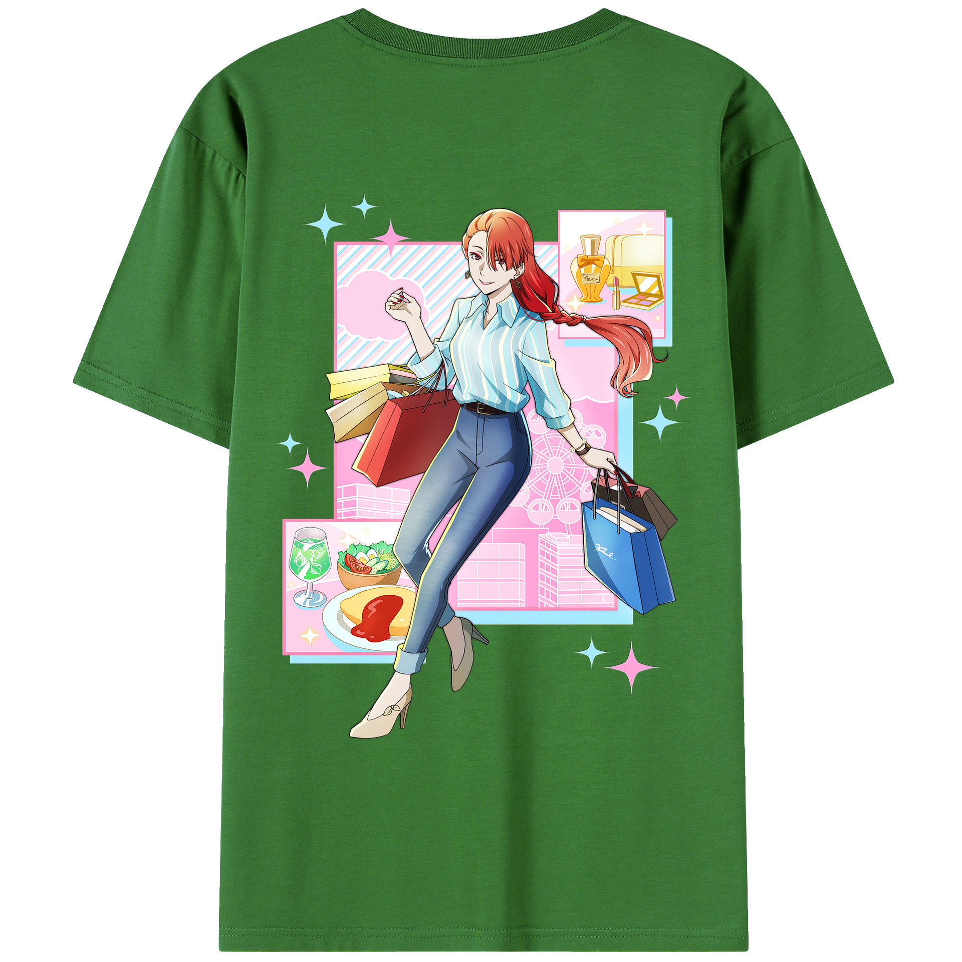 （画像用） 文豪ストレイドッグス Bungo Stray Dogs レディース半袖Tシャツ(バックプリント)